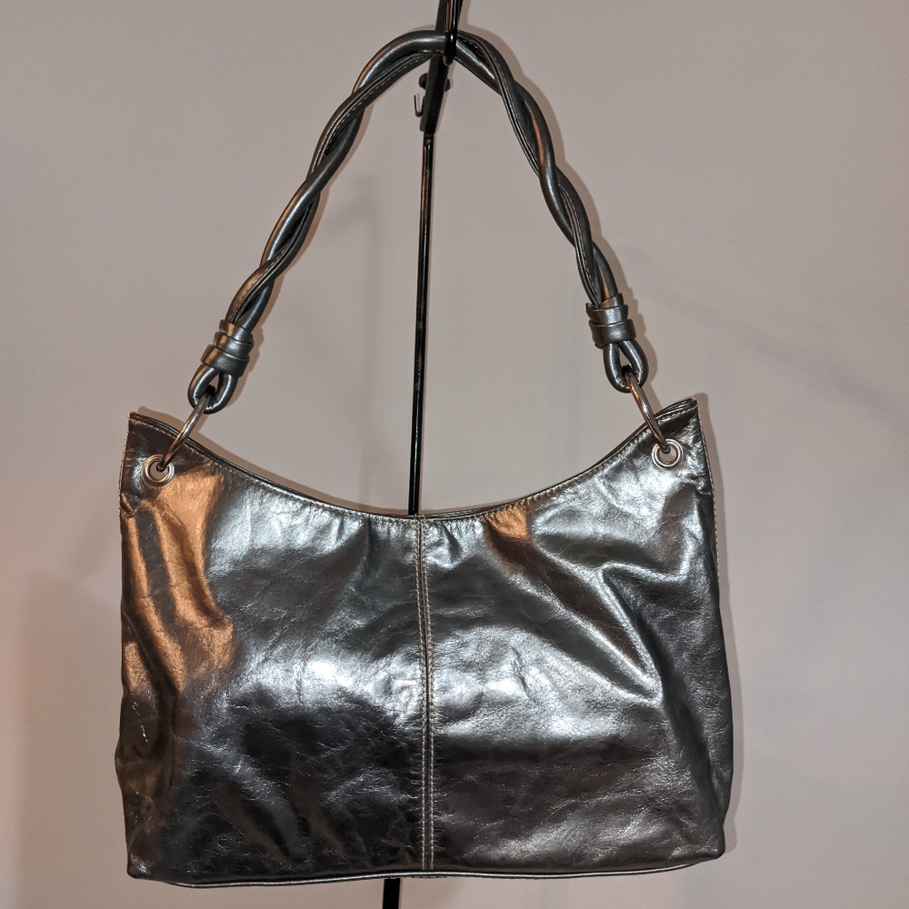 Light rose gold shoulder bag